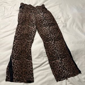 Johnny Was Brown Leopard Print Kids Bottoms